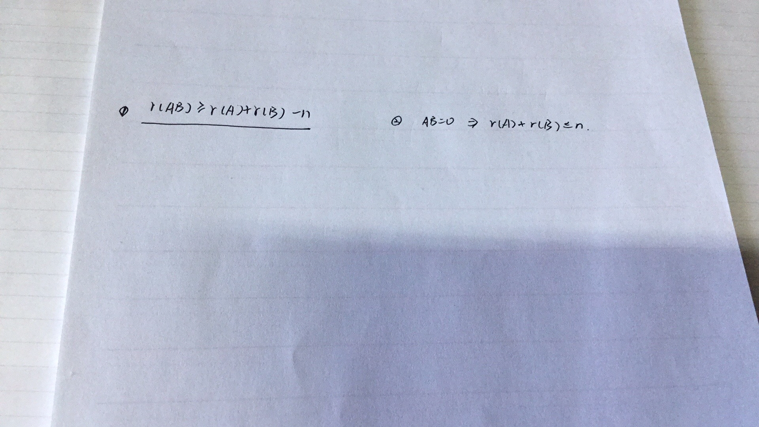 '></div><hr><h3>老师回复问题</h3>AB=0，rAB=n，第一个不等式就变成了第二个<br><div><img class=